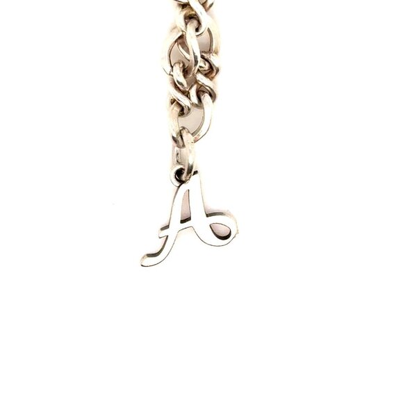 James Avery Script Initial A Charm - Picture 1 of 4